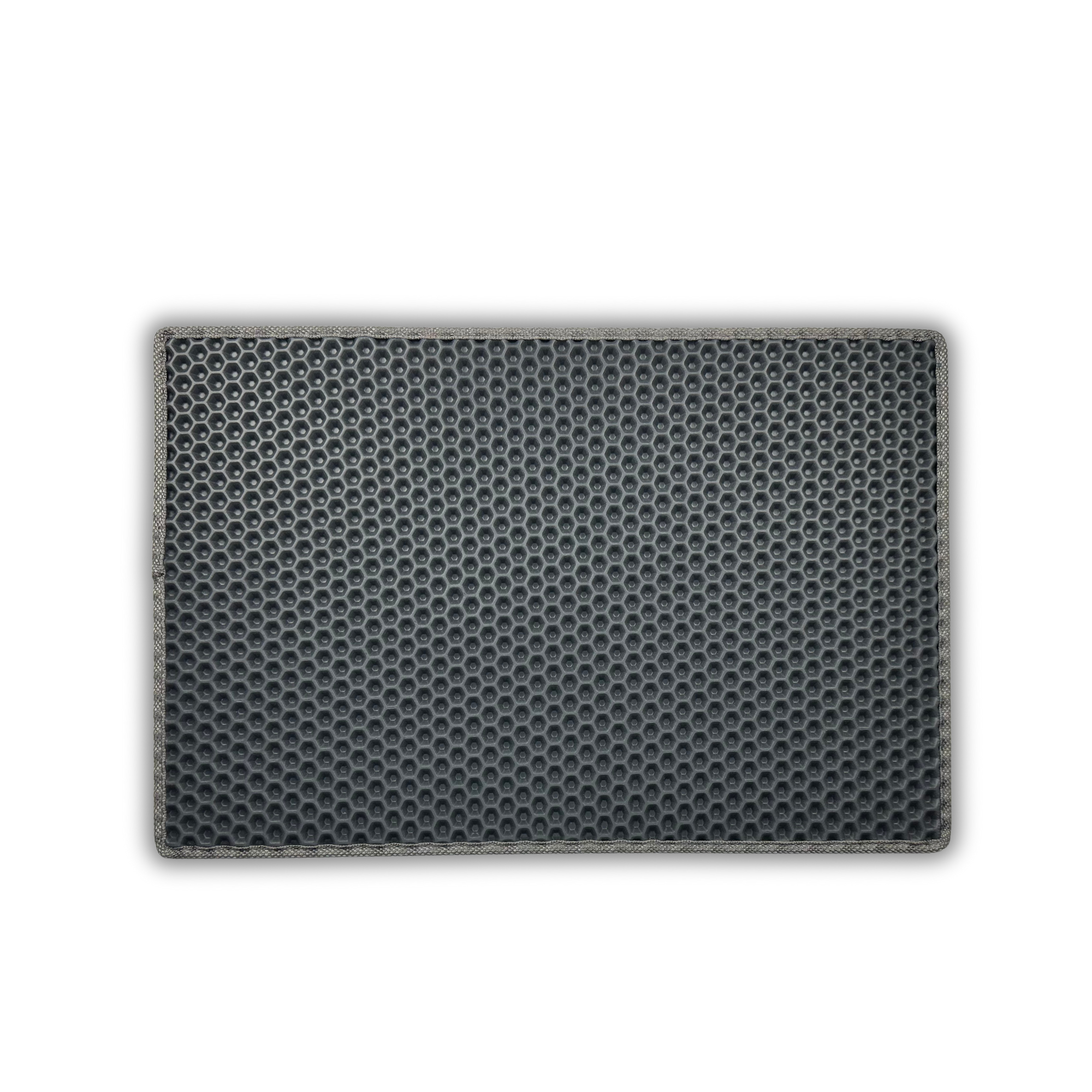 Schuhmatte Large Honeycomb Grau – nach Maß gefertigt