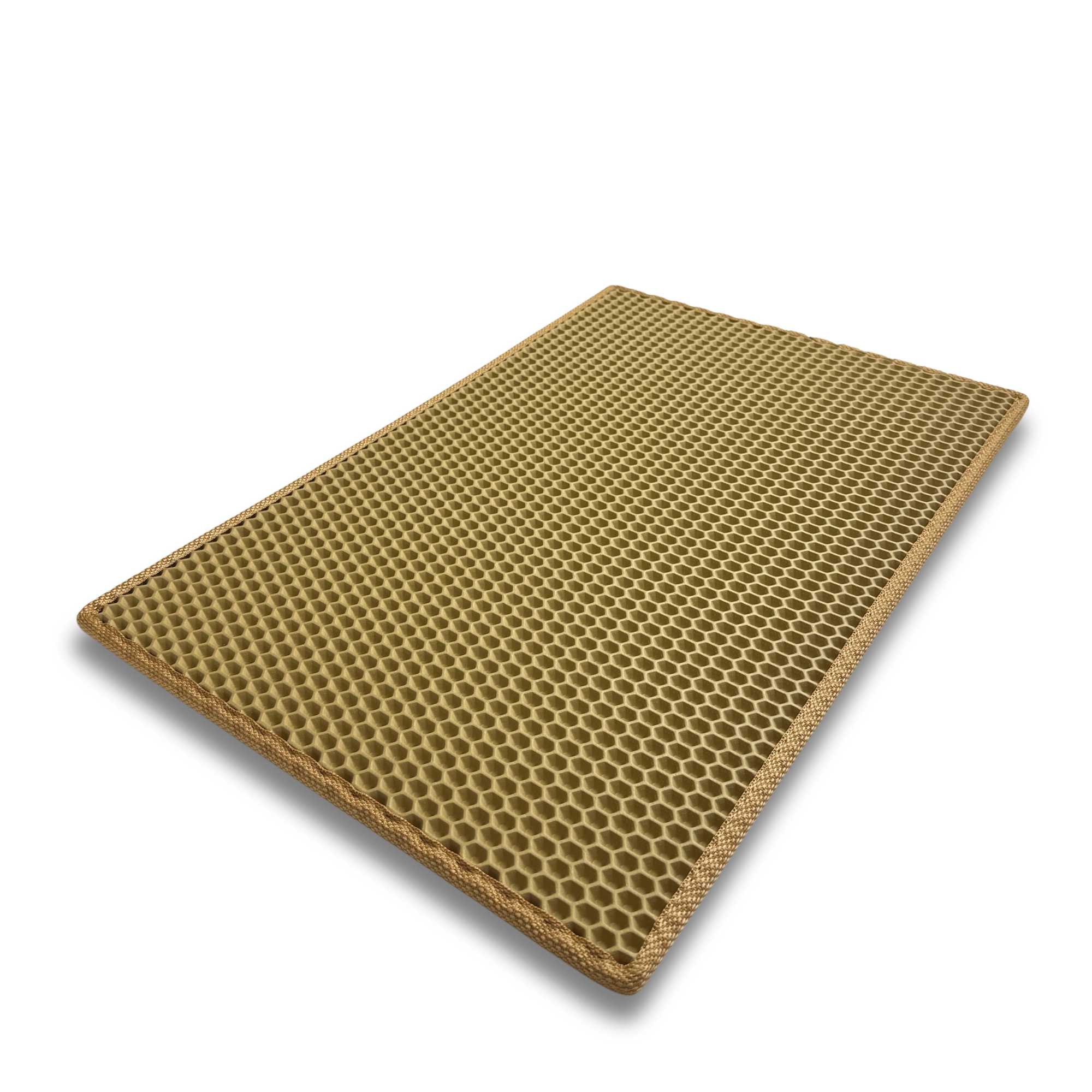 Schuhmatte Honeycomb Beige – nach Maß gefertigt