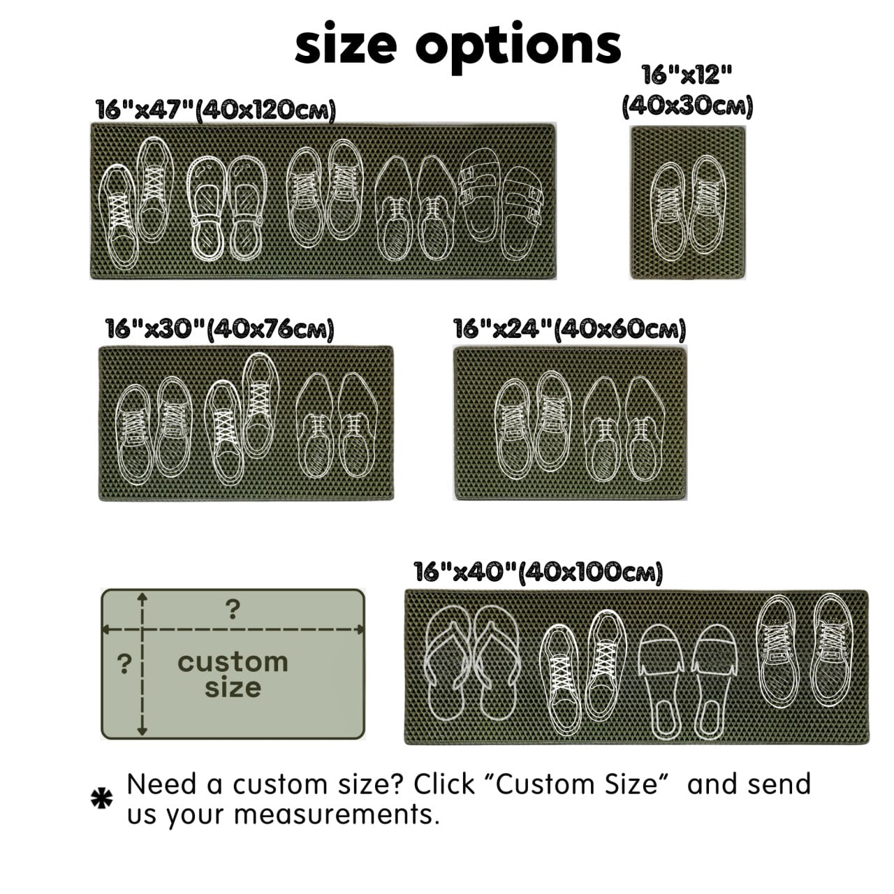 Personalized Boot Tray – Custom Size