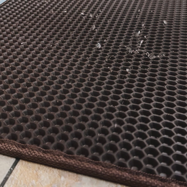 Schuhabtropfschale in Braun – klare Linien, sauberes Design